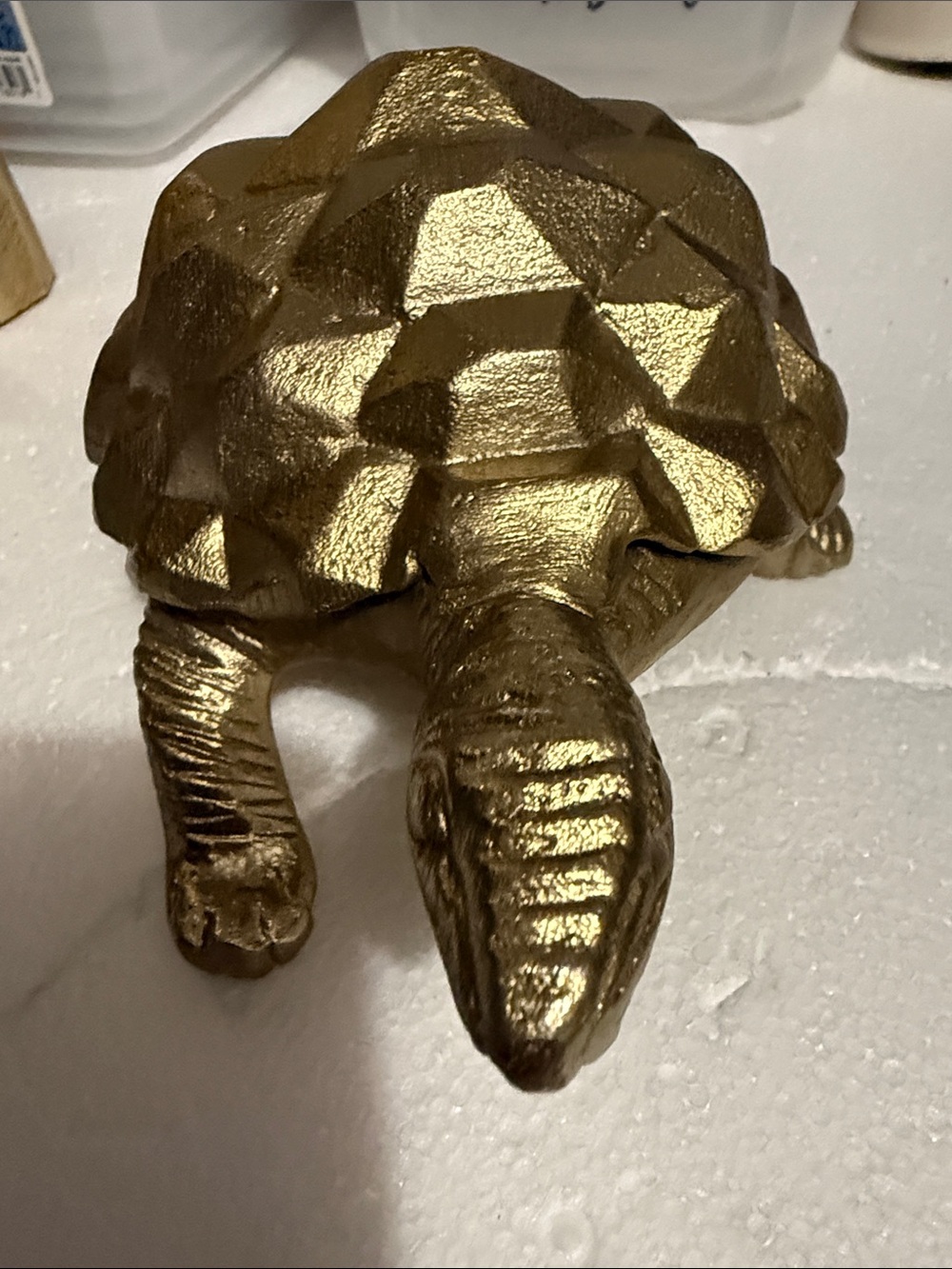 Gold Tortoise ( 🐢 ) Decor -  metal